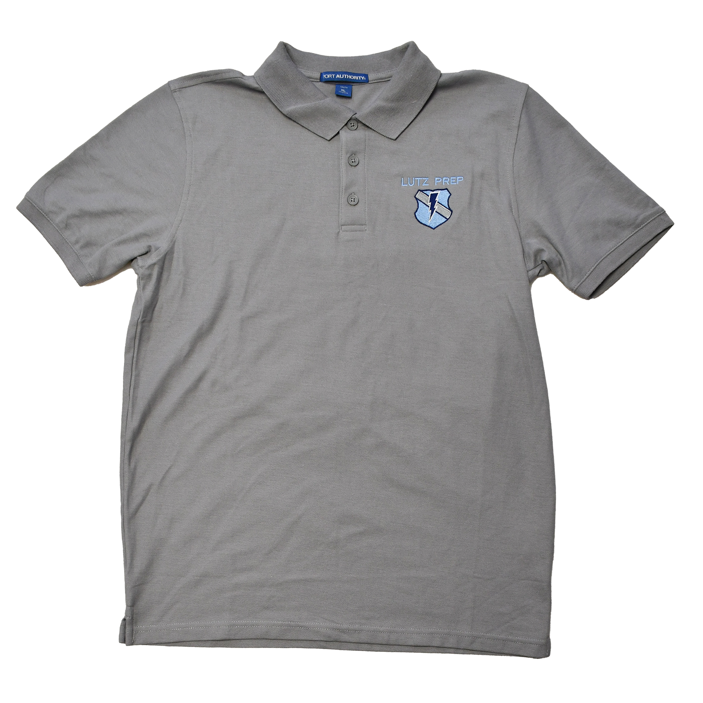 LP Middle School Unisex Basic Cotton Polo - GREY