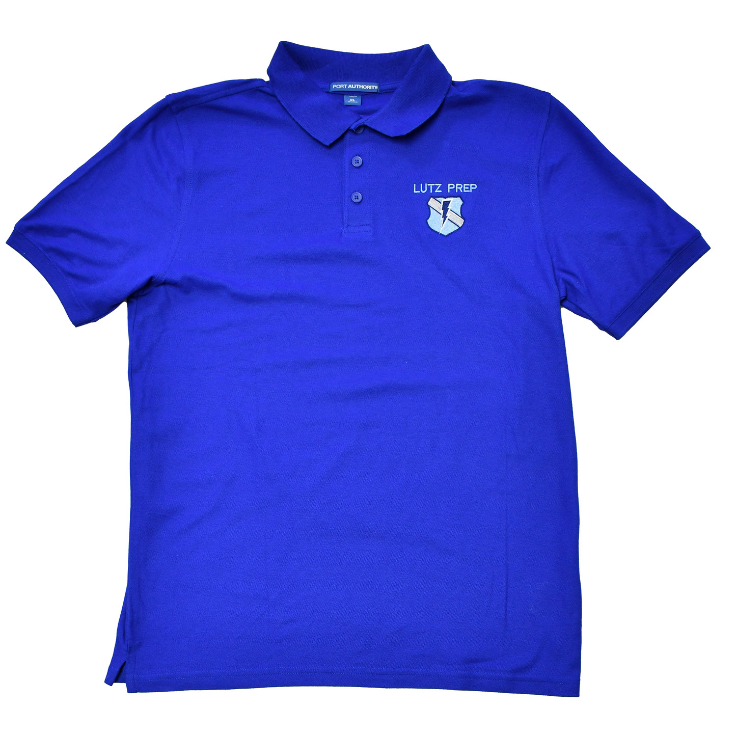 LP Middle School Unisex Basic Cotton Polo - ROYAL