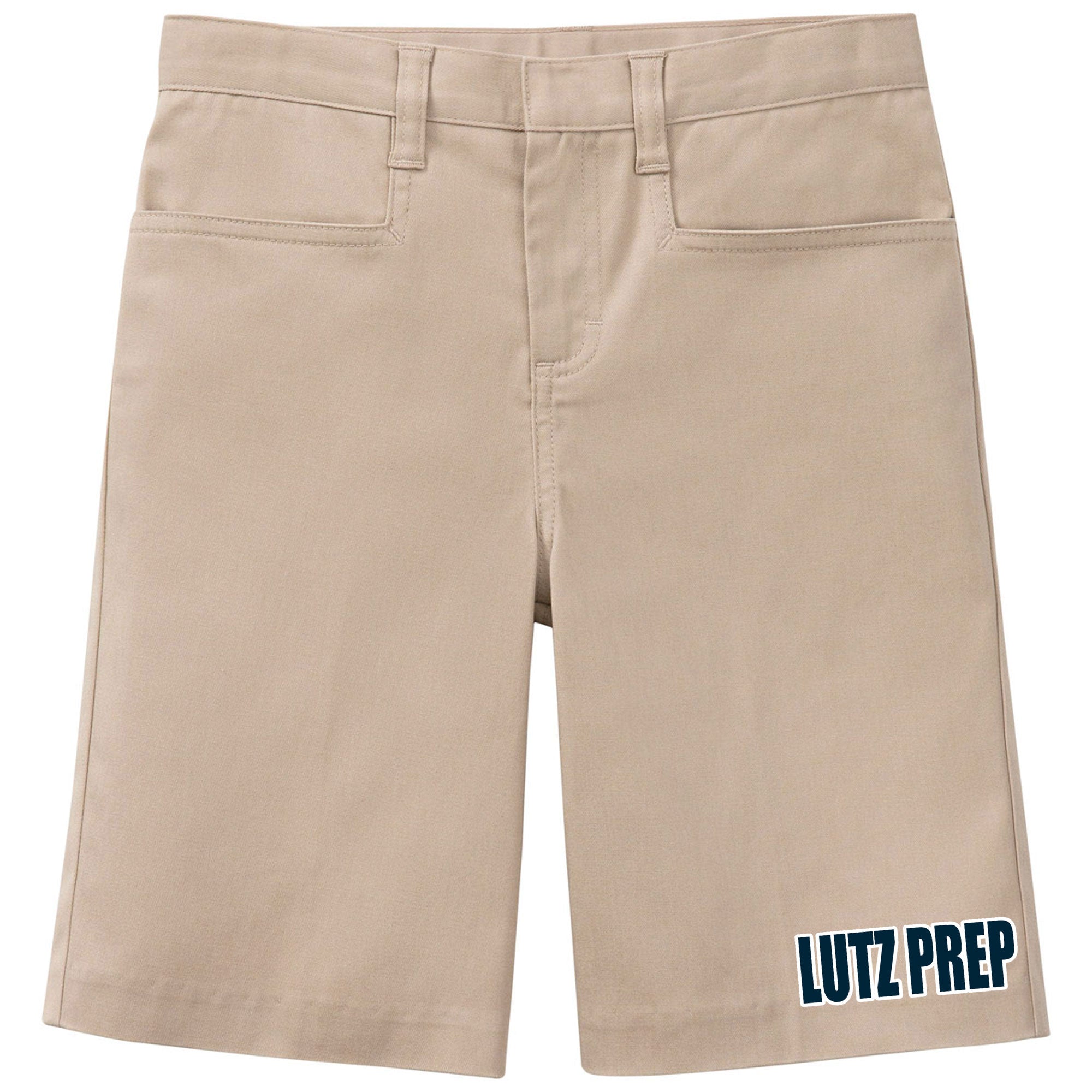 Girls shorts khaki clearance